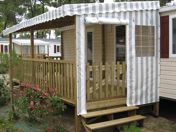 Gaillot et Fils fabricant français de Terrasses bois 4m50 | 6m | 7m50 | 9m et sur mesure pour mobil-homes