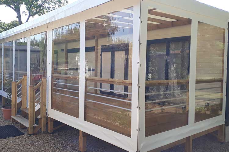 Gaillot et Fils fabricant français de Terrasses bois sur mesure pour mobil-homes